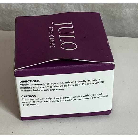 Julo Eye Creme 0.50 Fl Oz / 15 Ml Anti-Aging Soothing Moisturizer Boxed Skincare - Picture 3 of 5